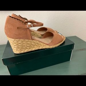 Ralph Lauren Tan Espadrilles